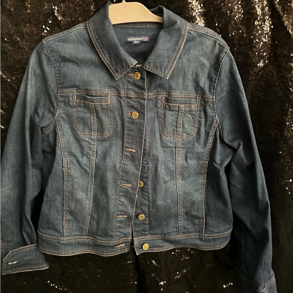 Isaac Mizrahi Fitted denim jacket